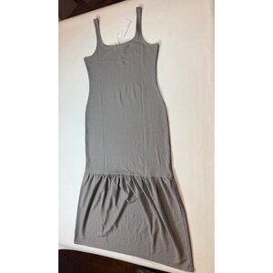 NWT Reformation Gray XL Claramae Maxi Sleeveless Dress Deadstock (bin AA220)